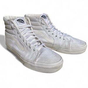 Men's Vans Sk8-Hi Sneakers White Size 8